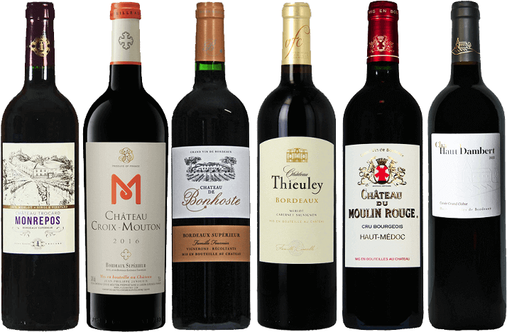 Bordeaux Weine kaufen uns bei und günstig